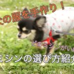 手作りの犬の服